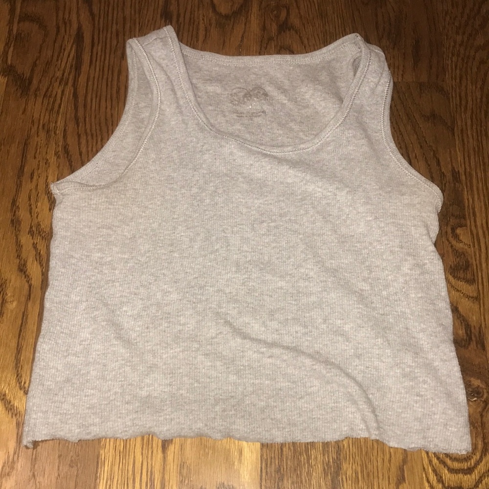 ripped cropped tank